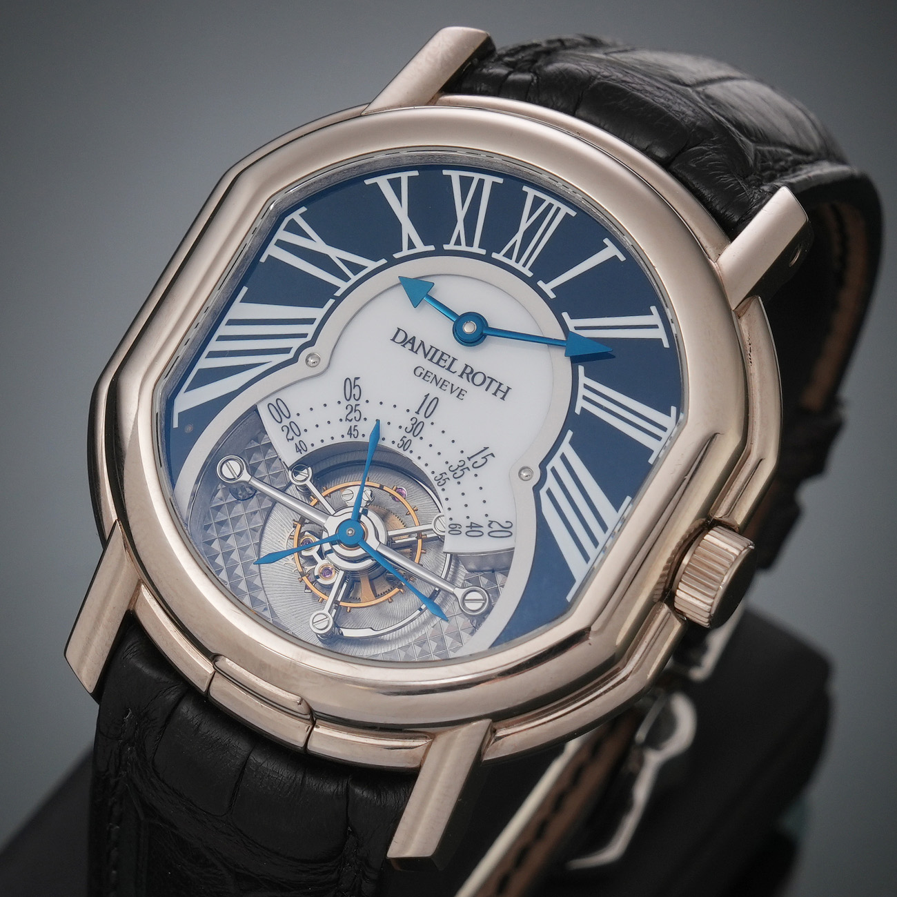 Daniel Roth Masters Tourbillon 8-Day 18K White Gold Men's Watch,
